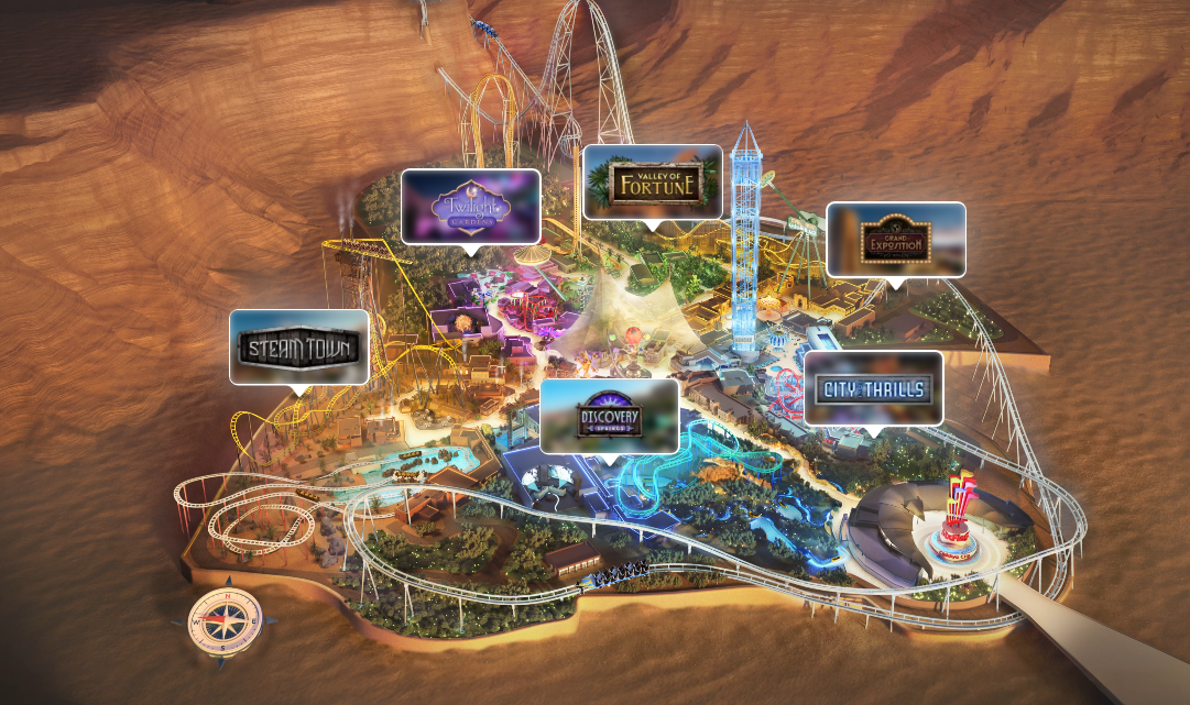 منتزه Six Flags القدية يستعد لاستقبال زواره قريباً